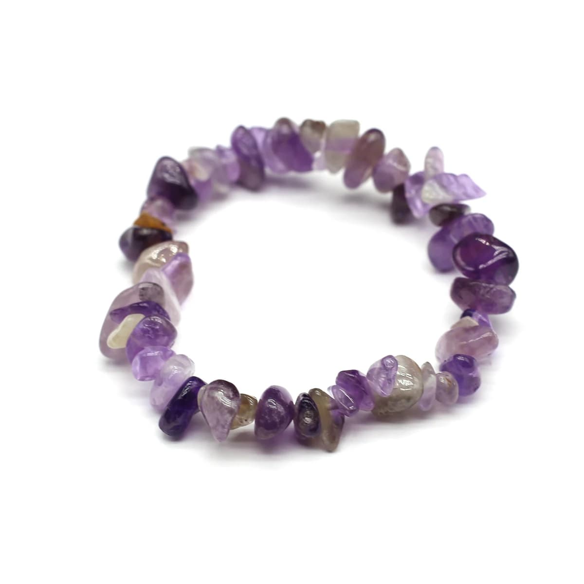 Bracelet à puces de pierres précieuses naturelles, plusieurs couleurs, adapté au bricolage pour coll