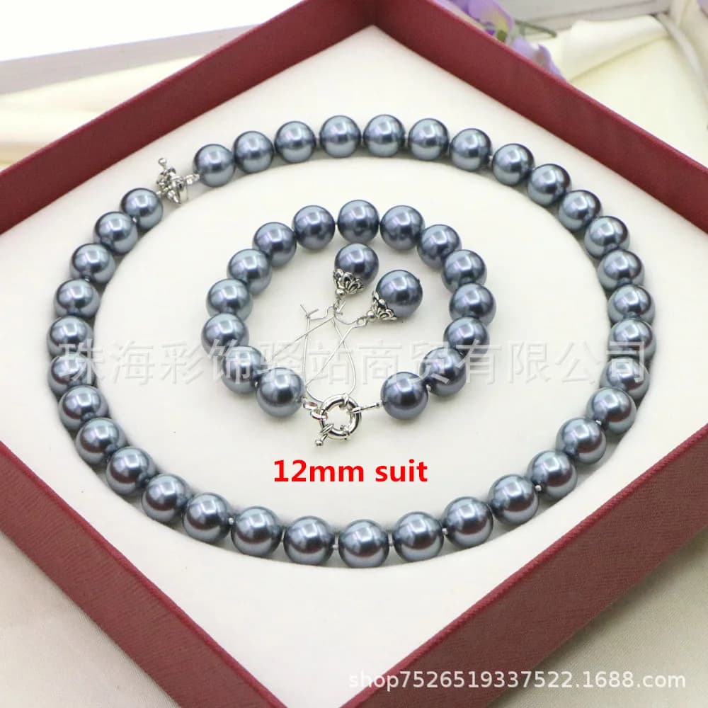 Ensemble de bijoux Qipao polyvalents pour femmes, collier de perles, Bracelet, boucles d'oreilles, a