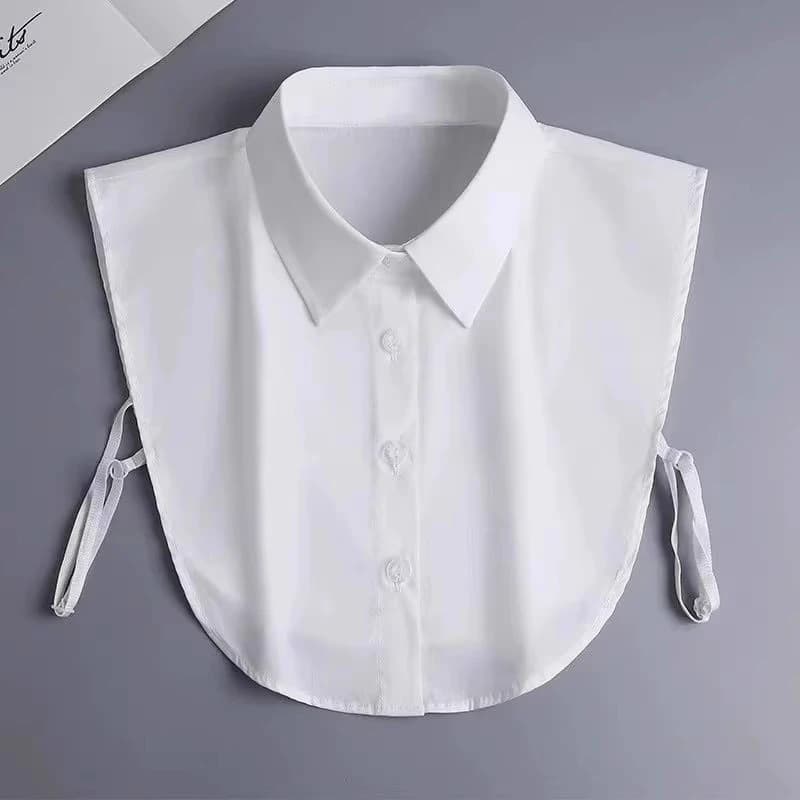Col de chemise faux confortable, col détachable pour hommes et femmes, pour tenue formelle