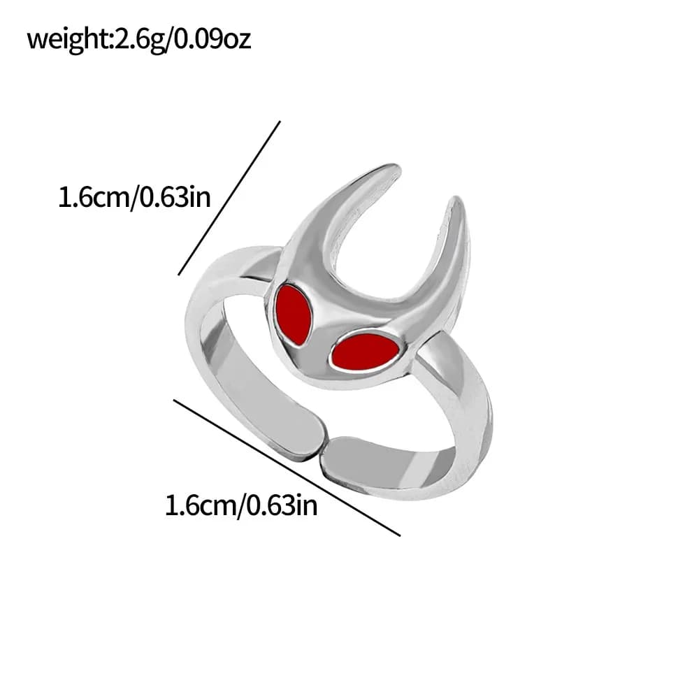 Bague réglable de chevalier creux pour femmes et hommes, bijoux sur le thème du jeu, accessoire de C