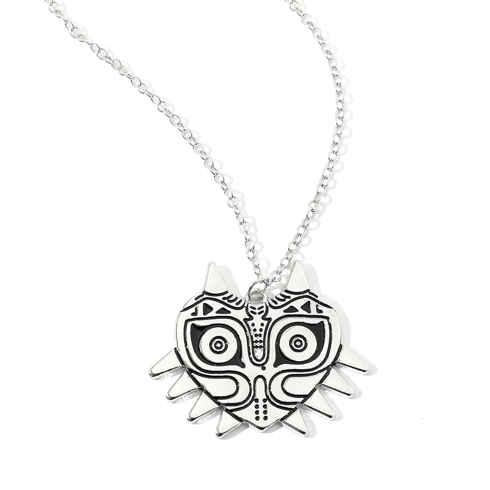 Collier pendentif Majora's Mask, souvenir pour les joueurs, bijoux créatifs pour hommes et femmes