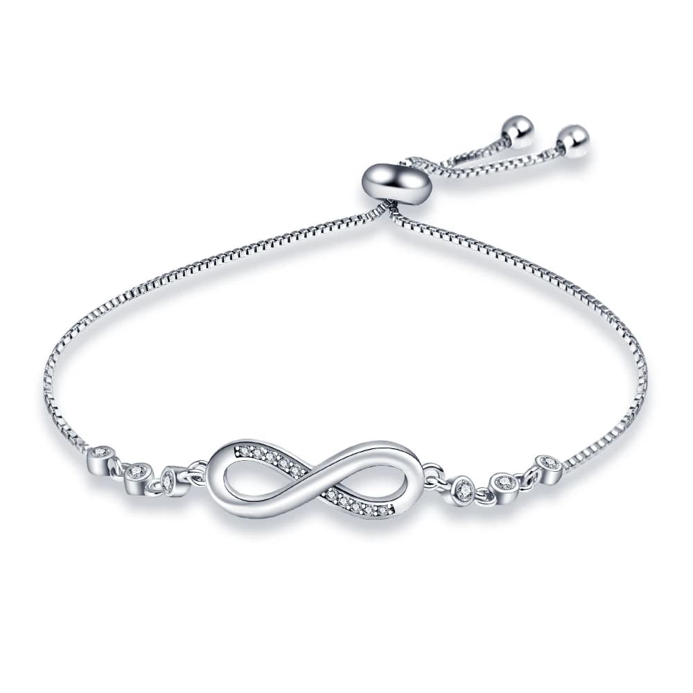 Bracelet Original en argent 925, symbole porte-bonheur en Zircon, bijoux de luxe pour femmes, bijoux