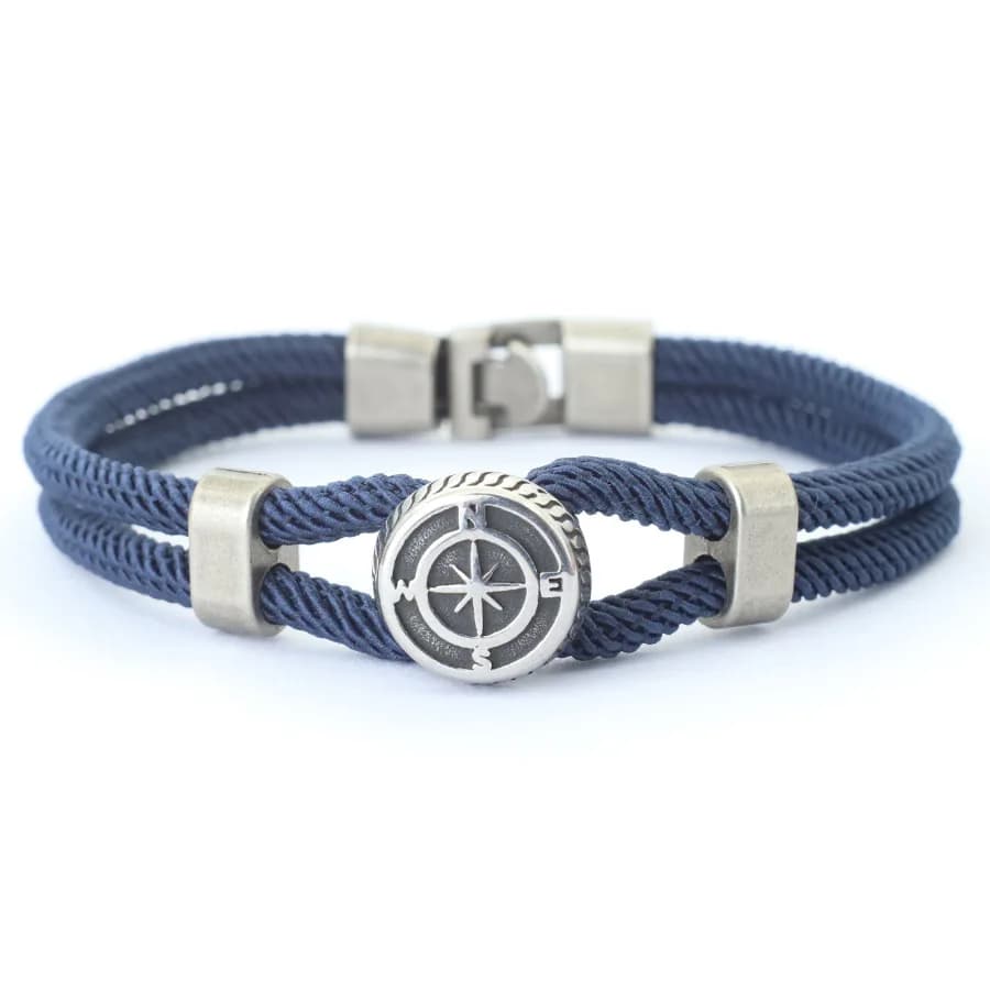 Nouveau Bracelet boussole homme Viking corde nautique Braslet Bracelet tissé à la main surfeur acces