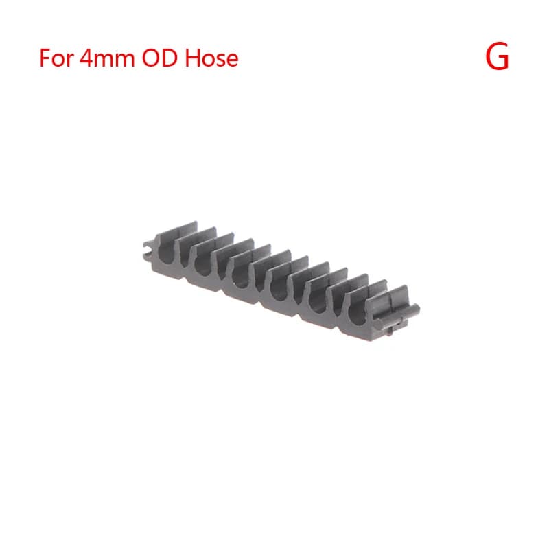 Tube pneumatique en nylon à 6 voies, 4/6/8/10mm/12mm, pince pour tuyau d'air, support de tuyau d'eau
