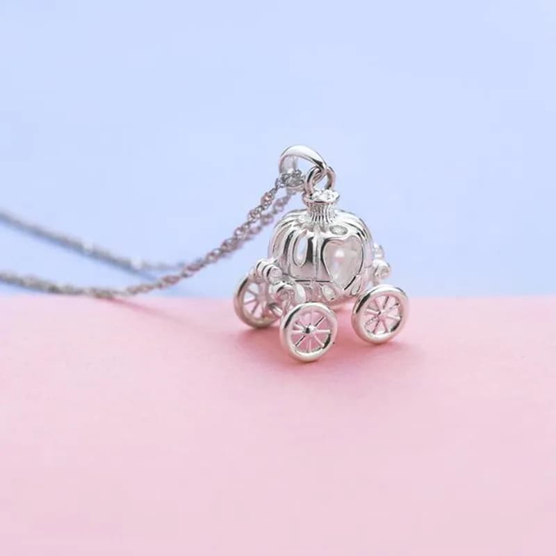 Pendentif de voiture Aliments en argent regardé 925, bijoux exquis, Cendrillon, personnalité fine, c