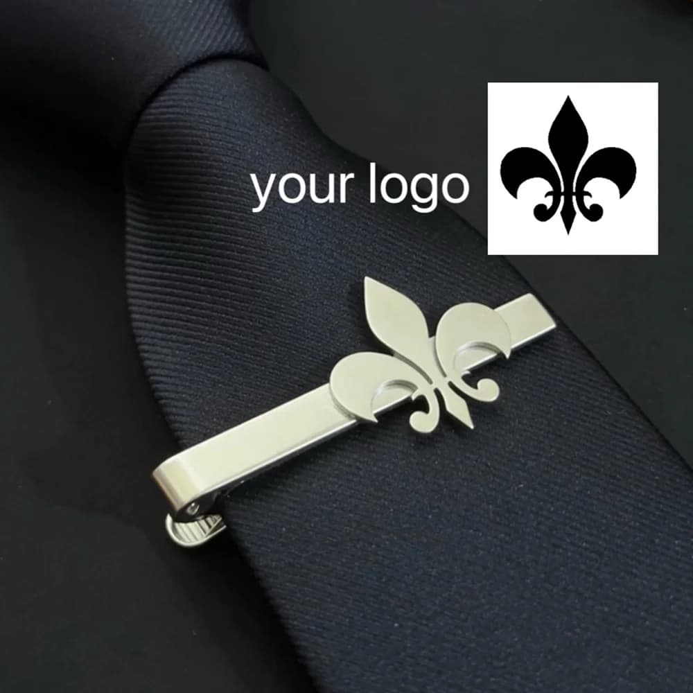 Accessoires de costume personnalisés pour hommes, motifs sur mesure, pinces à cravate, bijoux de mar