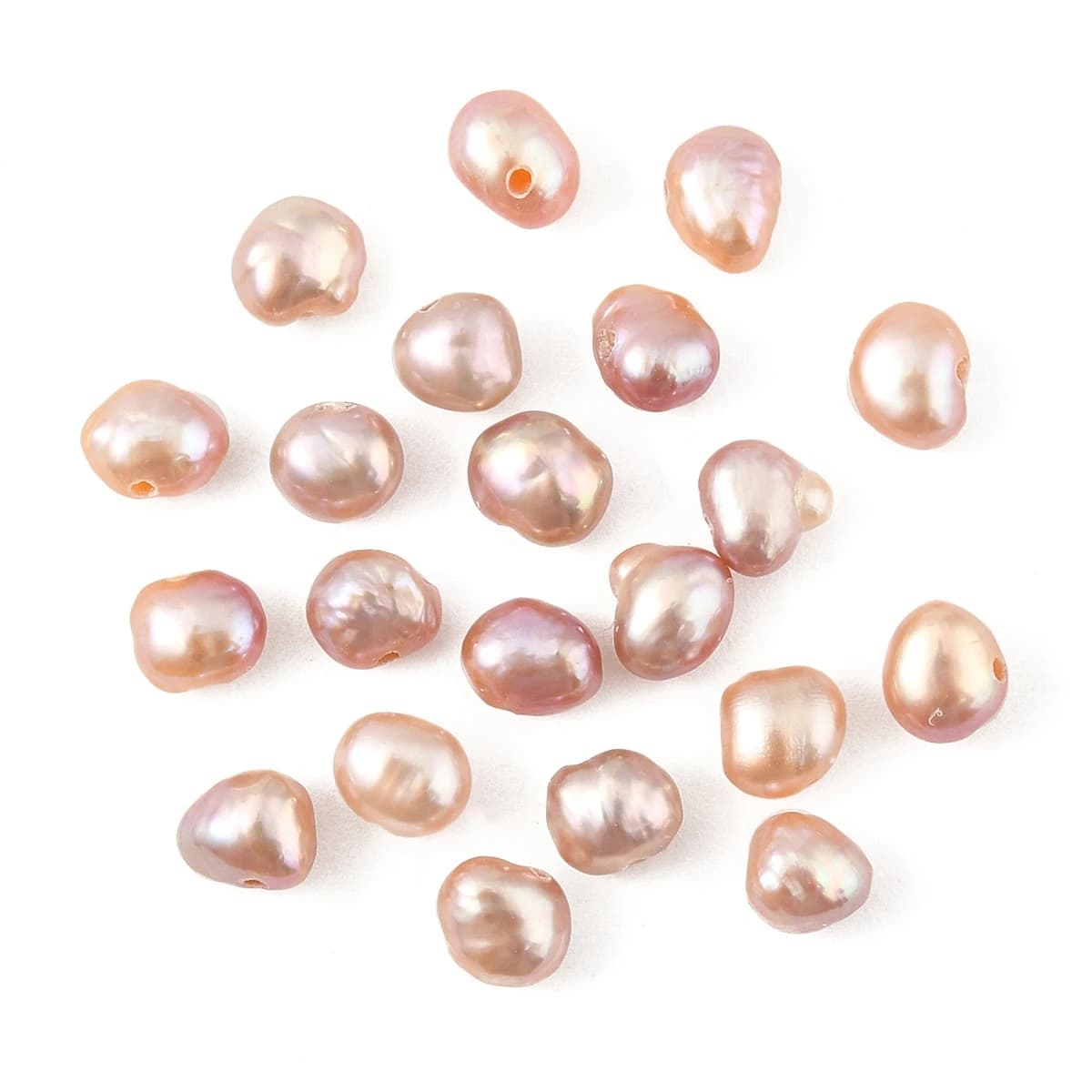 10 pièces de perles de culture d'eau douce naturelles, perles baroques Keshi pour boucle d'oreille e