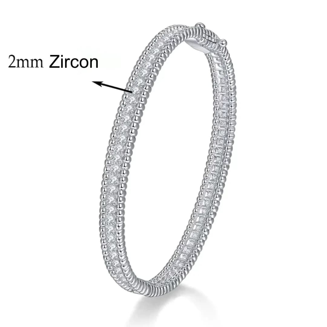 Onnelik – bracelet en diamant Moissanite couleur D, plaque en argent Sterling S925, or 18 carats, po