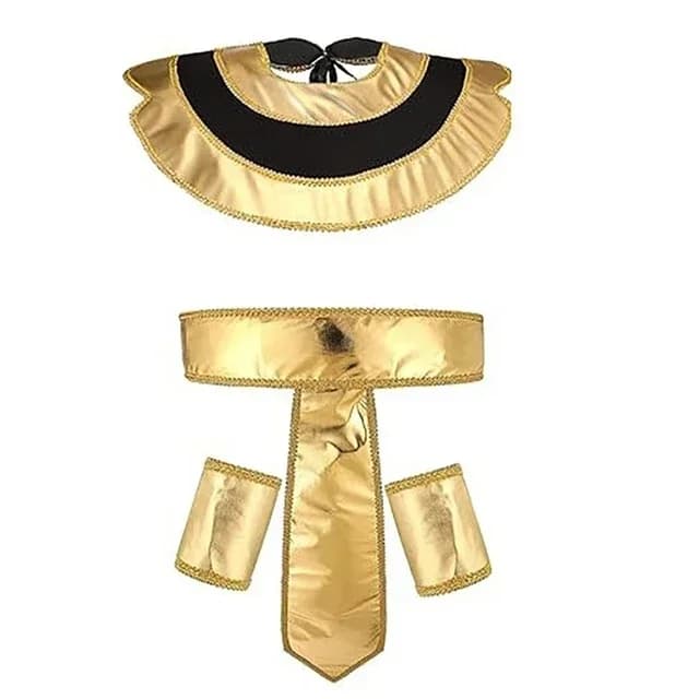 Ensemble de bijoux Vintage de Style pharaon égyptien, collier, Bracelet, casque, Costume de Cosplay,