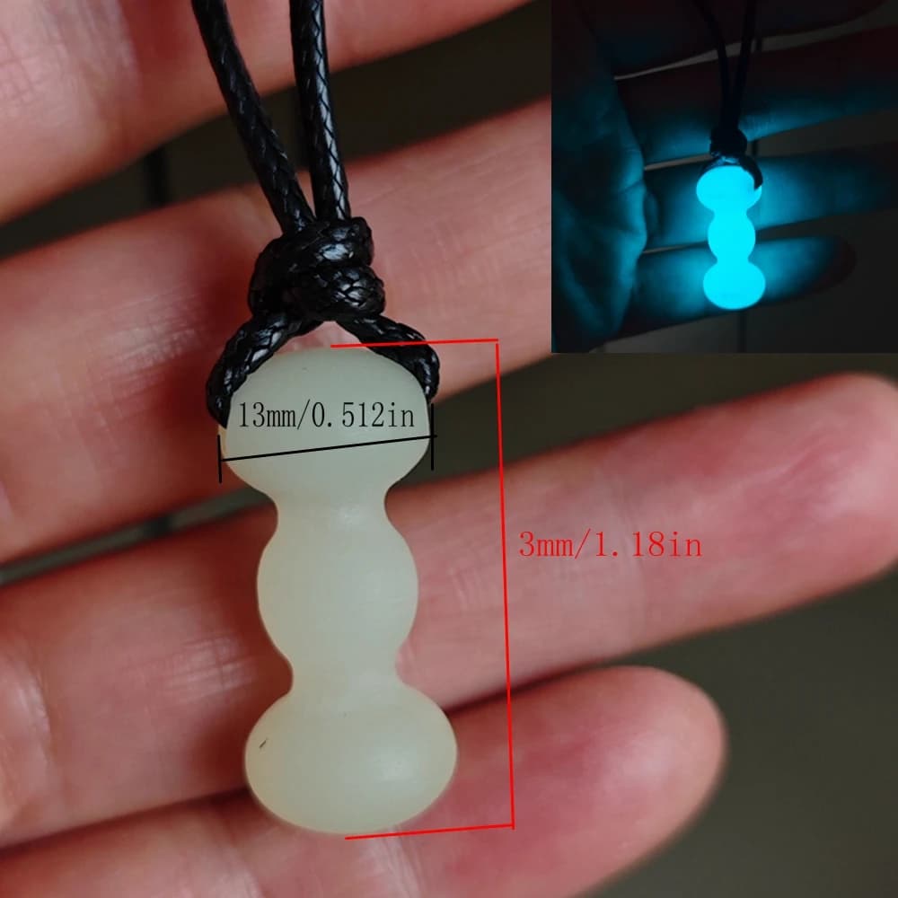 Collier pour hommes, bijoux lumineux élégants en forme de balle de handball pour hommes, un excellen