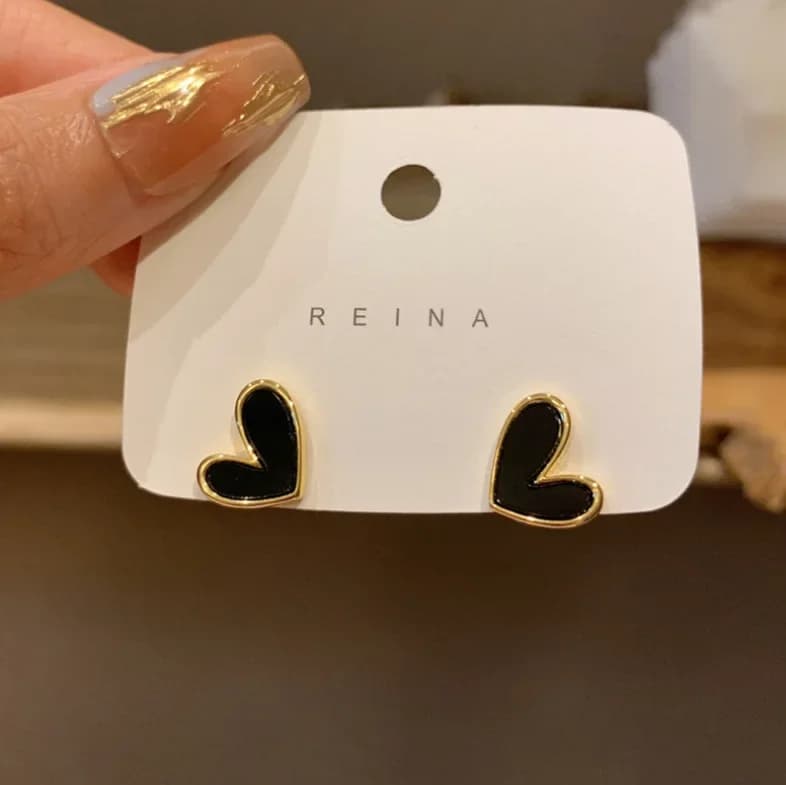 Nouvelle mode amour coeur perle boucles d'oreilles pour les femmes doux élégant tempérament goutte b