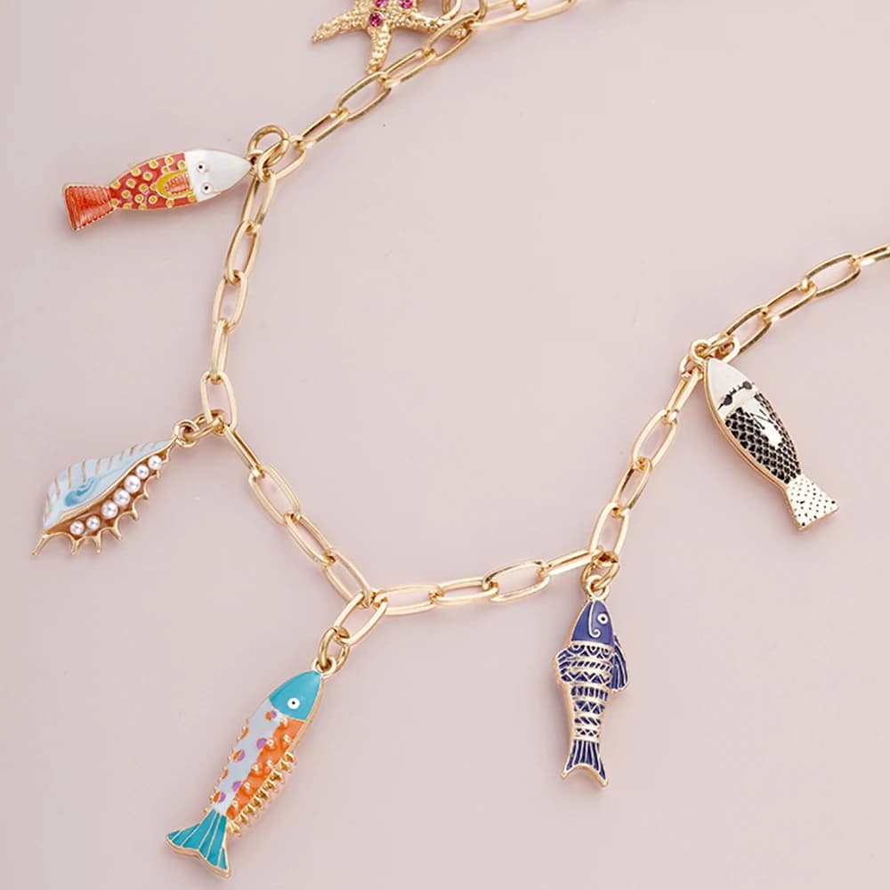 Collier de perles multicouches bohème pour femmes, Vintage, en résine, ras du cou, accessoire de bij