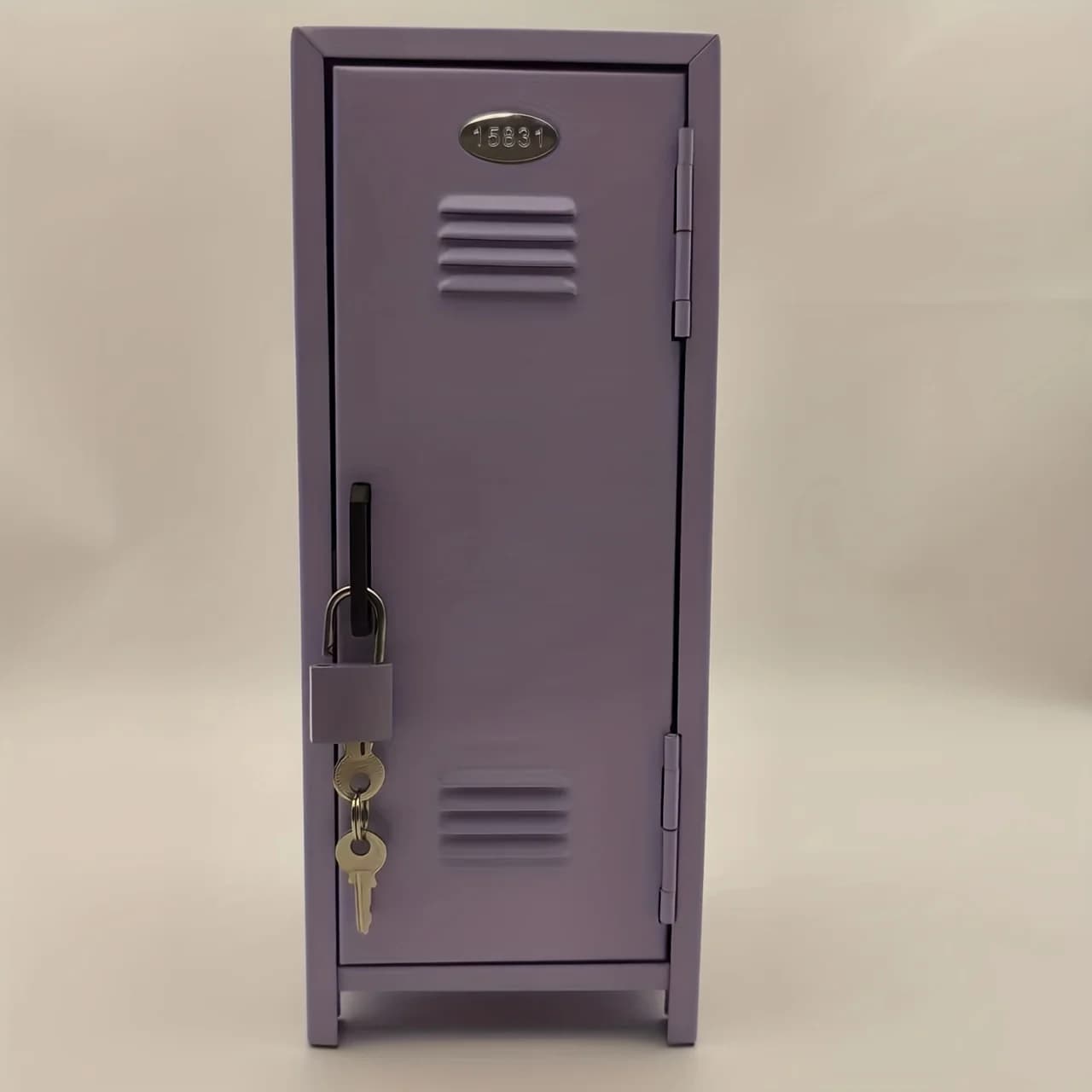 Armoire de rangement en métal Kawaii, avec serrure à clé, Mini organisateur de bureau sûr, rose, vio