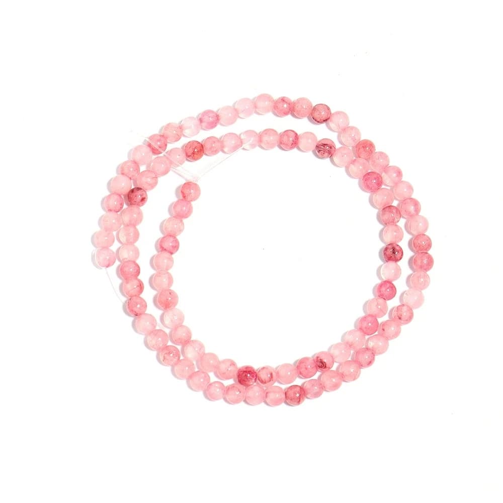 Pierre de Jade persan naturelle rose, 1 brin, 4/6/8/10/12mm, perle de gemme d'espacement ample pour 