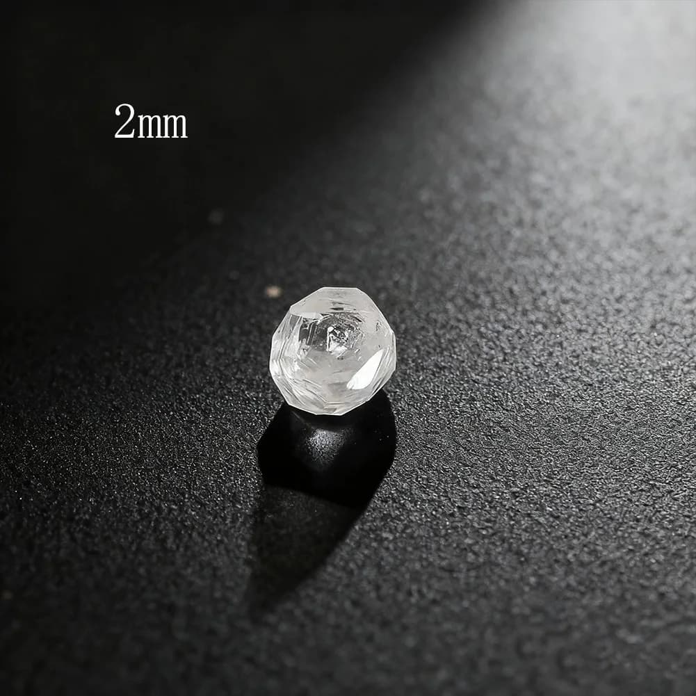 Perles de diamant synthétiques de forme irrégulière, perles de joint amples pour la fabrication de b