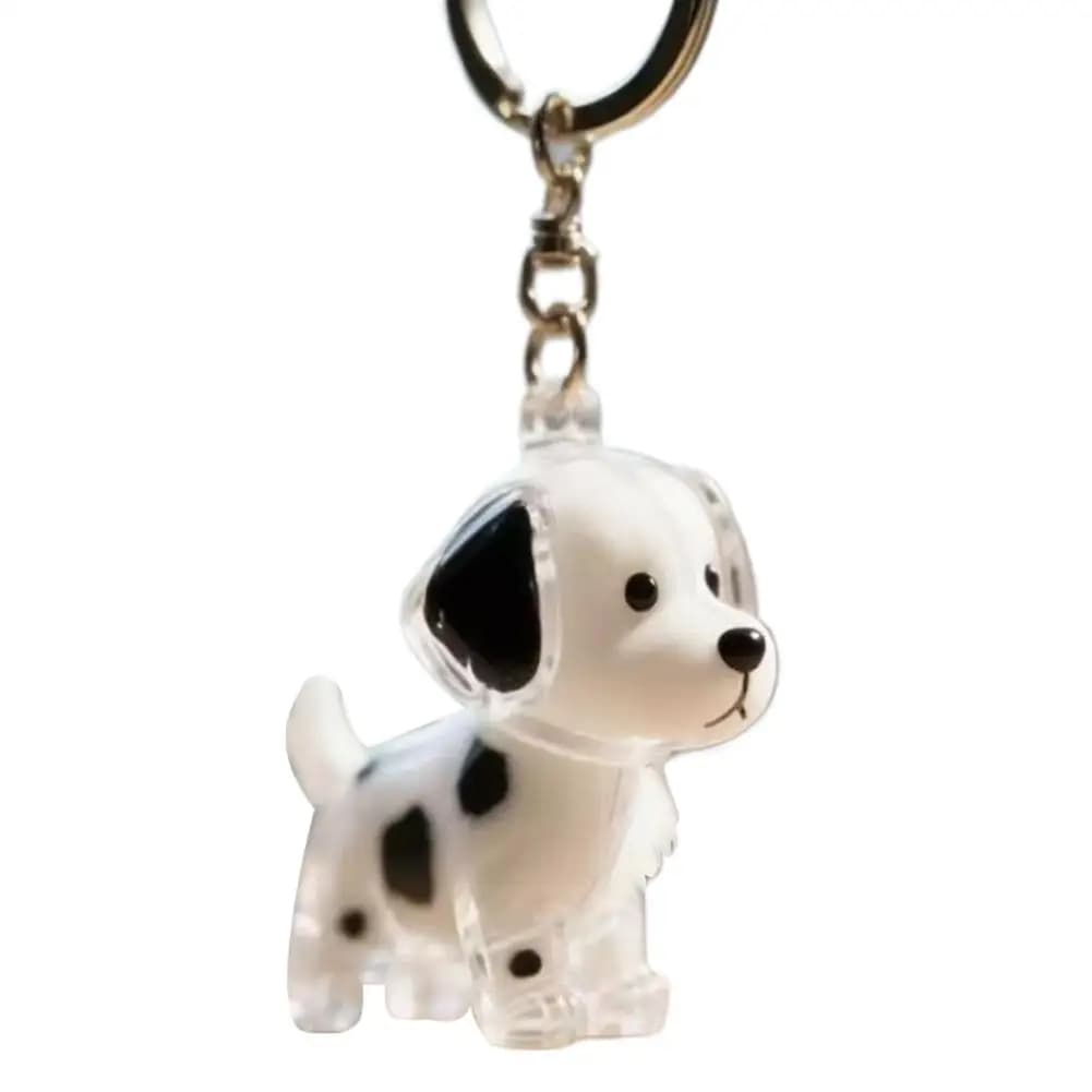 Porte-clés de rangement pour poils de chien, pendentif mignon pour sac, Couple, voiture, bijoux, Col
