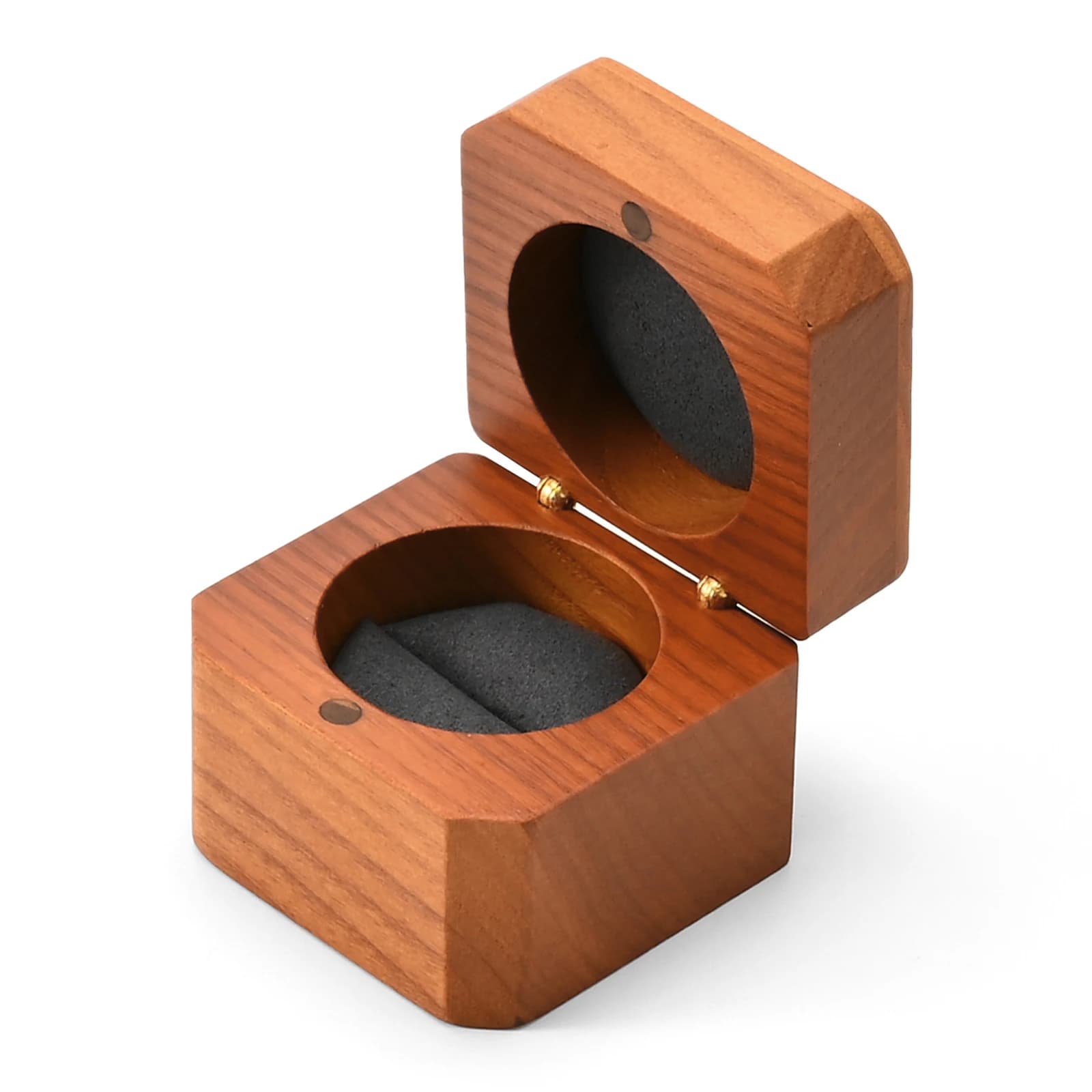 Boîte à alliances en bois WoodTe, organiseur de bijoux pour fiançailles et mariage, boîte de rangeme