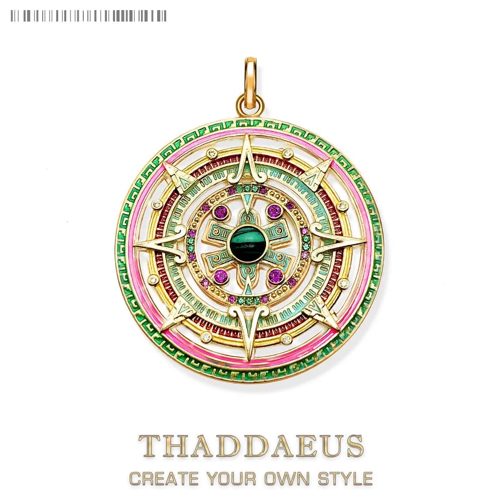 PmotGolden-Amulette aztèque mythique pour hommes et femmes, bijoux vintage, accessoires en argent re