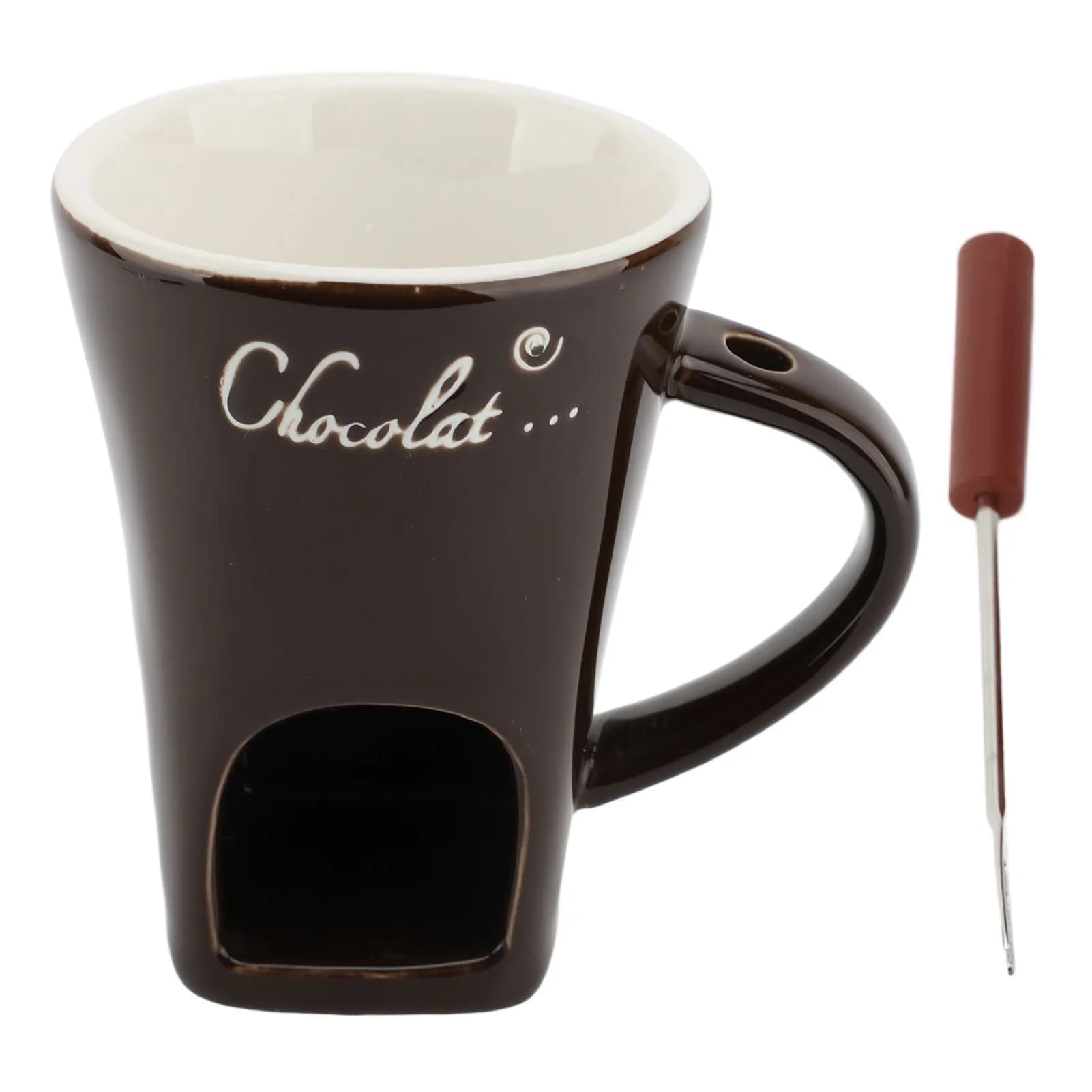 Tasse à Fondue pour fondre le chocolat, Pot chauffant en céramique pour le beurre, fournitures de fu