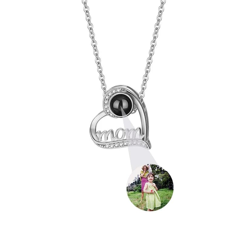 Collier Photo personnalisé, collier de Projection d'image personnalisé, pendentif de Projective de f