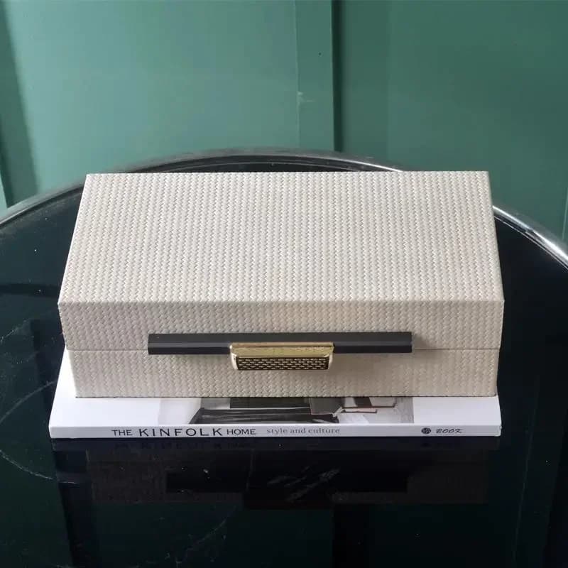 Boîte à bijoux de luxe portable pour femmes, petit organisateur avec compartiments pour colliers, br