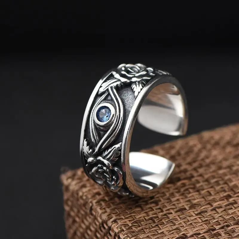 Nouveauté : Bagues pour femme en argent sterling 925, motif œil de dieu, accessoires de mariage, bij