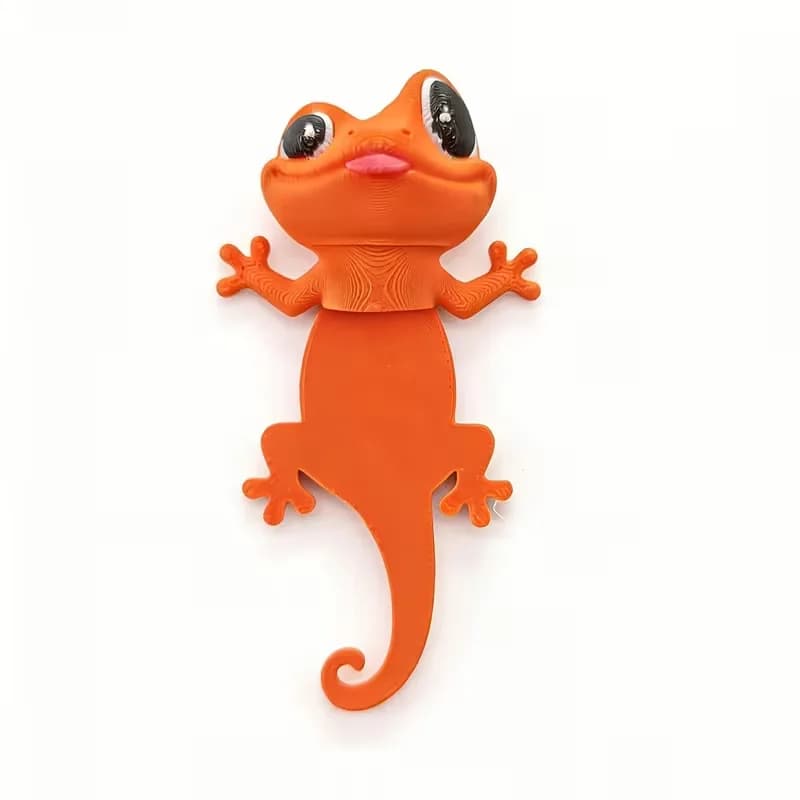 Marque-page Gecko aux yeux géants imprimé en 3D : un gadget de marque-page original et ludique, un s