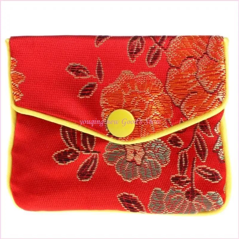 57QA sacs rangement bijoux en soie pochette Tradition chinoise à main cadeaux organisateur bijoux
