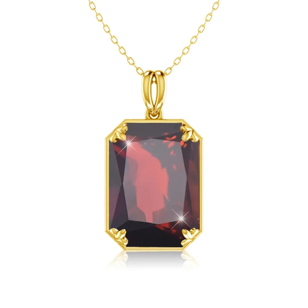 Collier en argent Sterling véritable, pendentif péridot, pierre de naissance plaquée or, bijoux fins