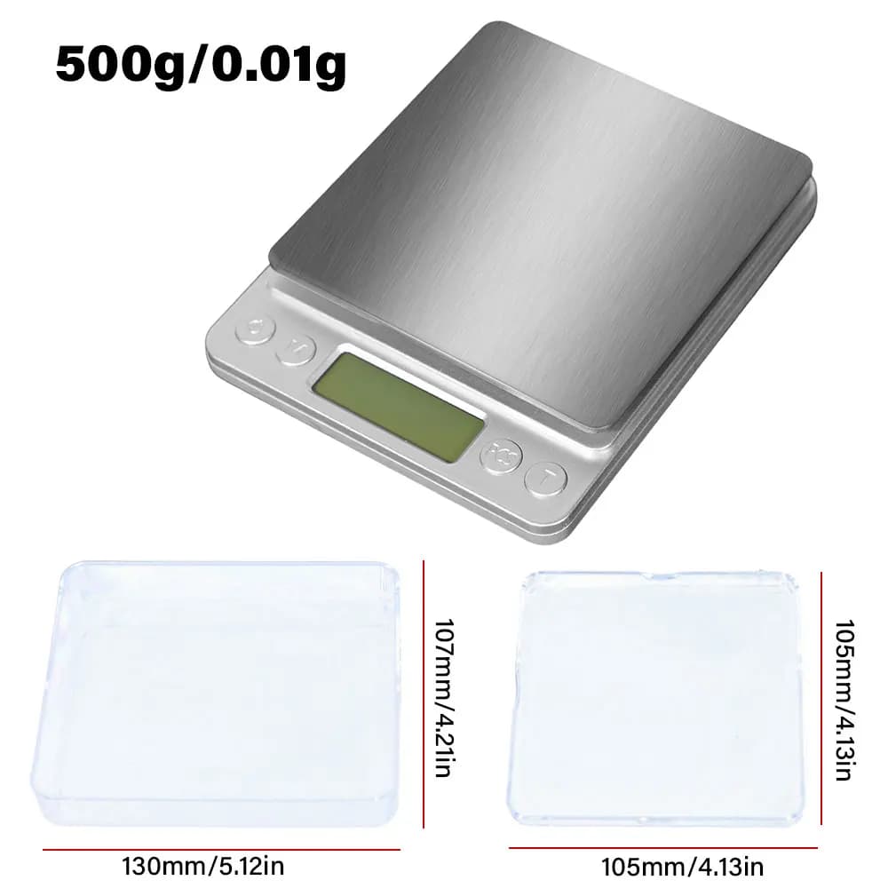 Balance électronique numérique 500g 0.01g/3KG 0.1g, écran LCD, mini balance numérique pour bijoux, b