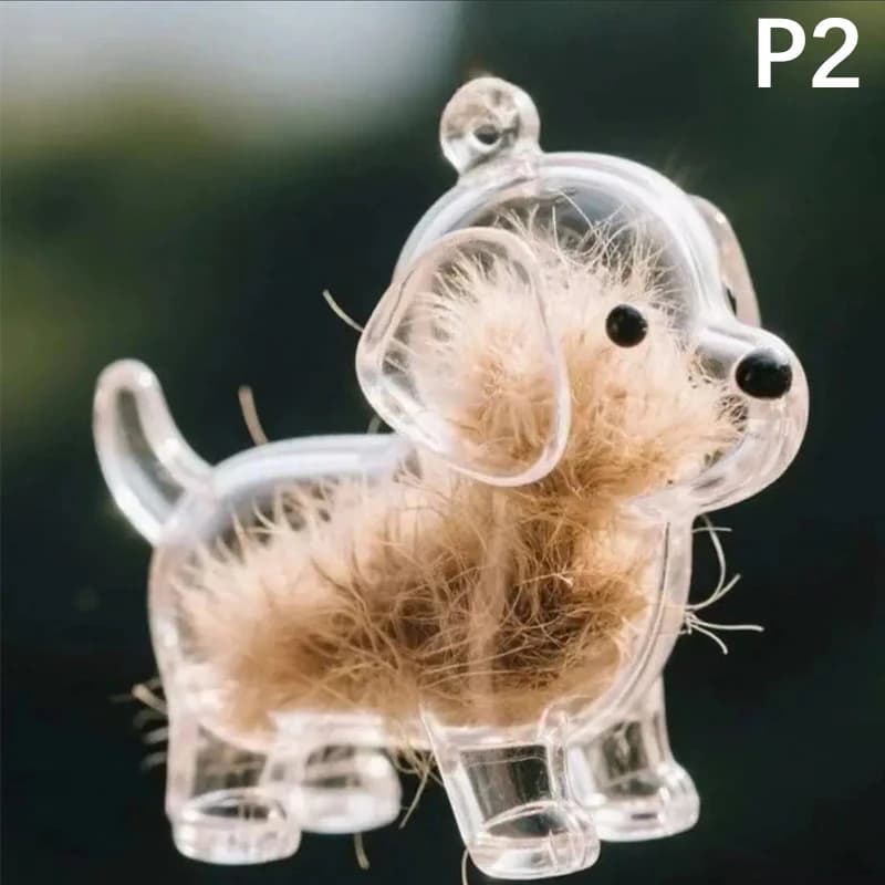 Porte-clés de rangement pour poils de chien, pendentif mignon pour sac, Couple, voiture, bijoux, Col