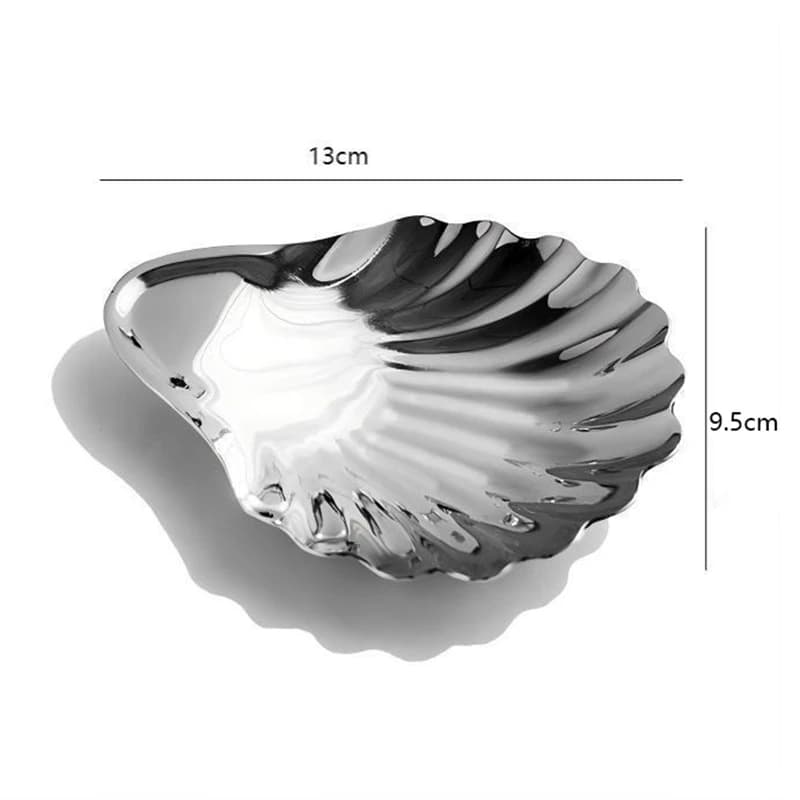 Boîte de rangement d'ornement de bijoux en acier inoxydable, 1 pièce, rétro français, boîte de range