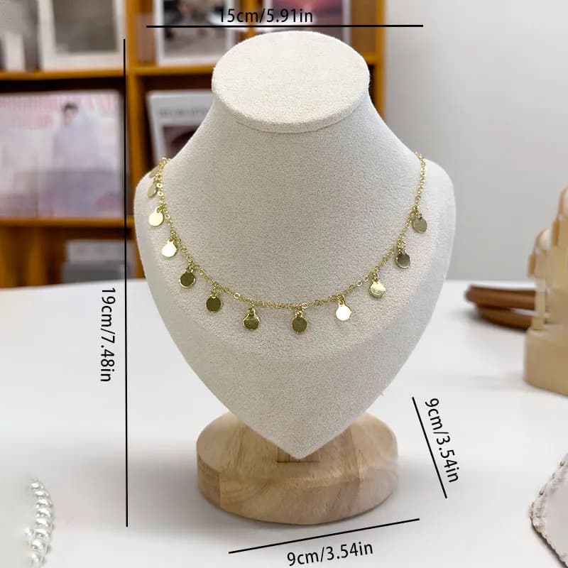Présentoir de bijoux modèle Portrait, présentoir de comptoir de colliers, vitrine de rangement de co