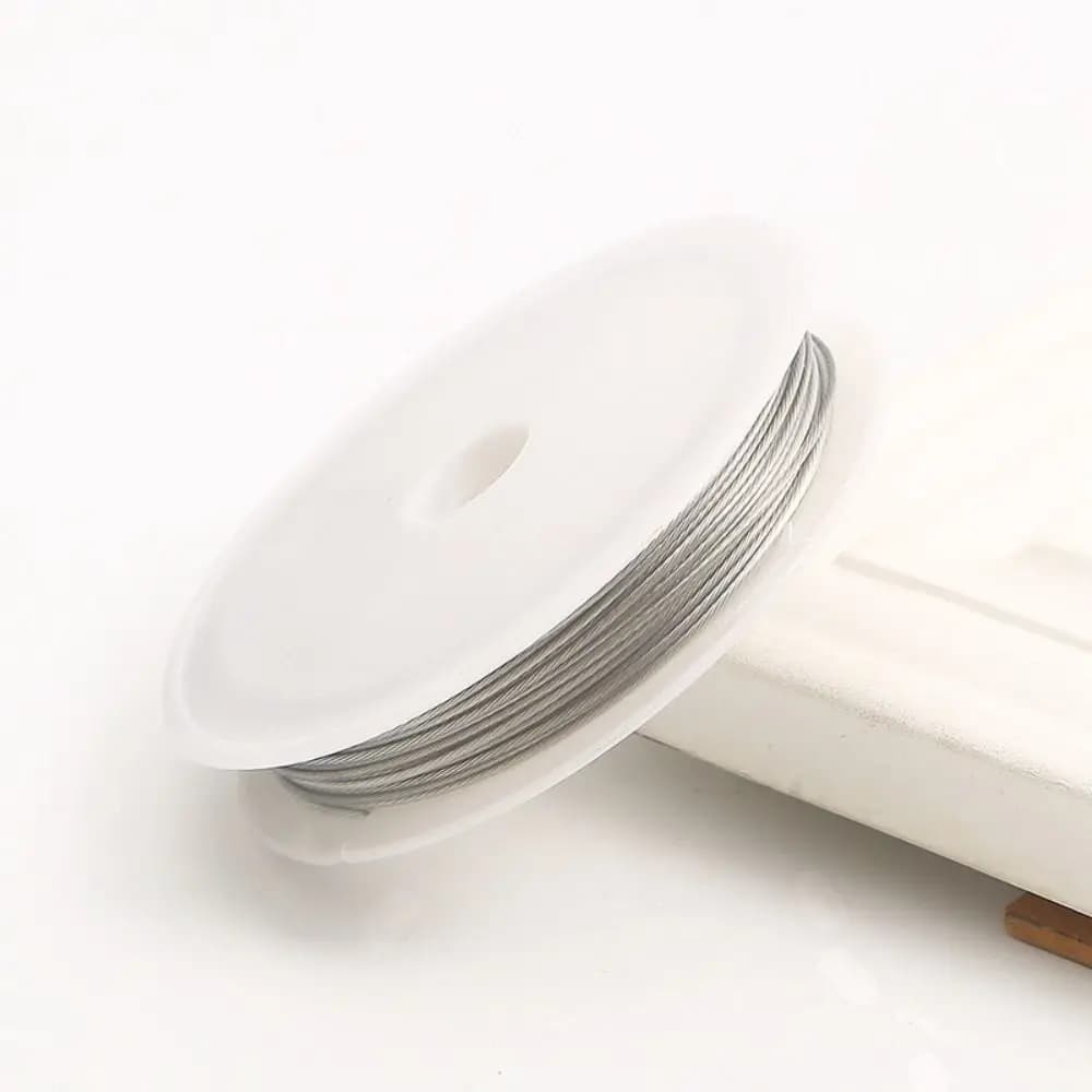 Fil de bijoux en acier or argent, 0.30mm, 0.38mm, 0.45mm, 0.50mm, 1.0mm, fil pour bijoux, câble méta