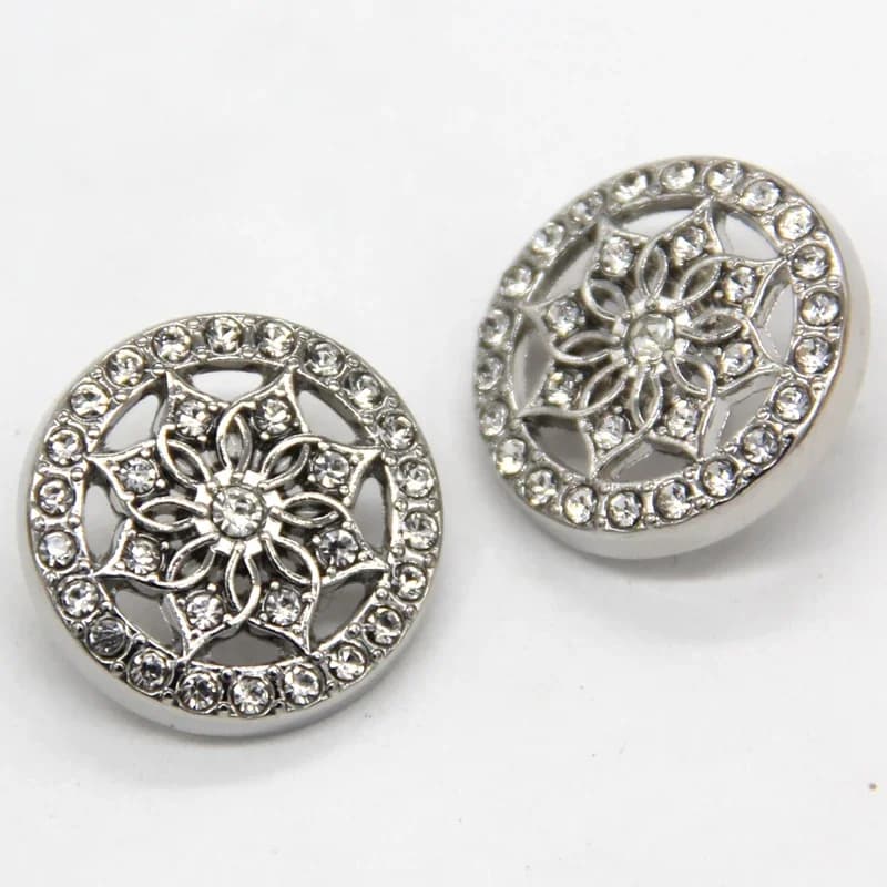 HENGC – boutons de bijoux en métal doré pour vêtements, costume de manteau pour femmes, décorations 