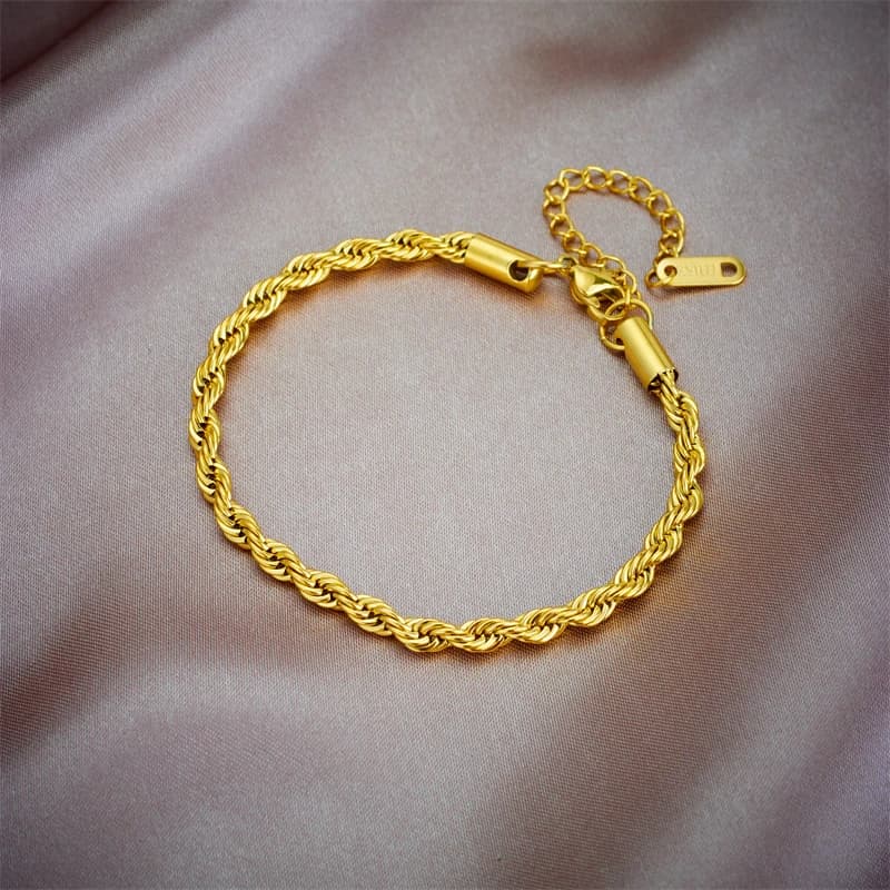 DIEYURO SION L-Ensemble de bijoux en acier inoxydable pour femmes et filles, bracelet JONecklace, do