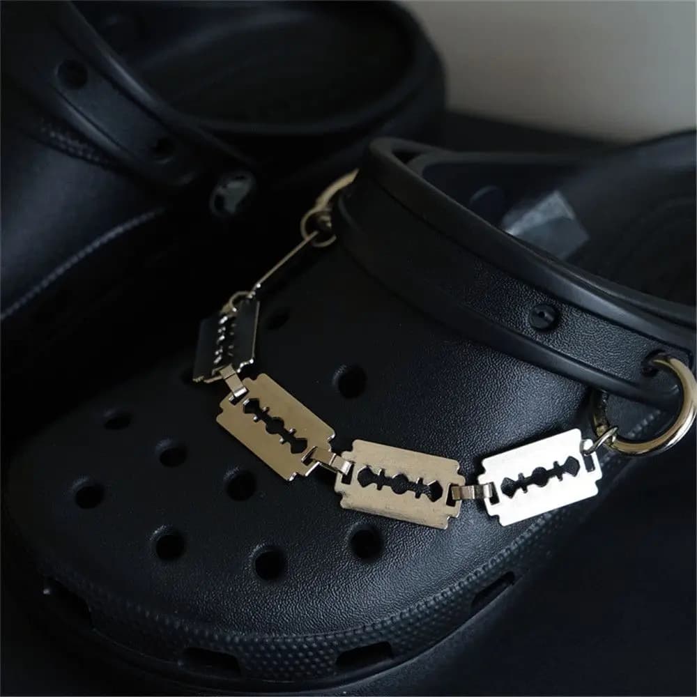 Breloques de Styliste pour Crocs, Accessoires de Mode Punk, Cadeau pour Chaussures Everg, Pendentif,