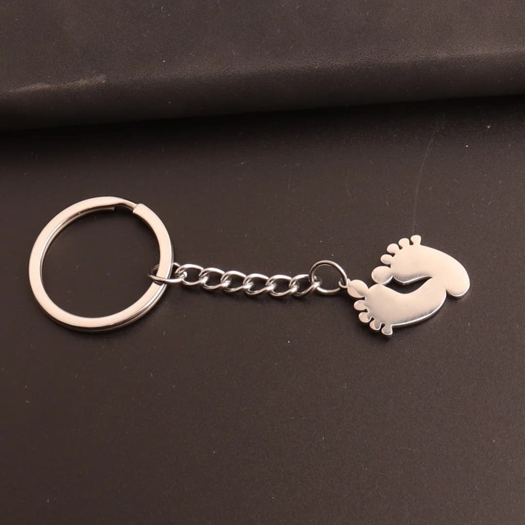 Collier de pied de bébé personnalisé, chaîne avec nom personnalisé, cadeau pour nouveau-né, pour fem