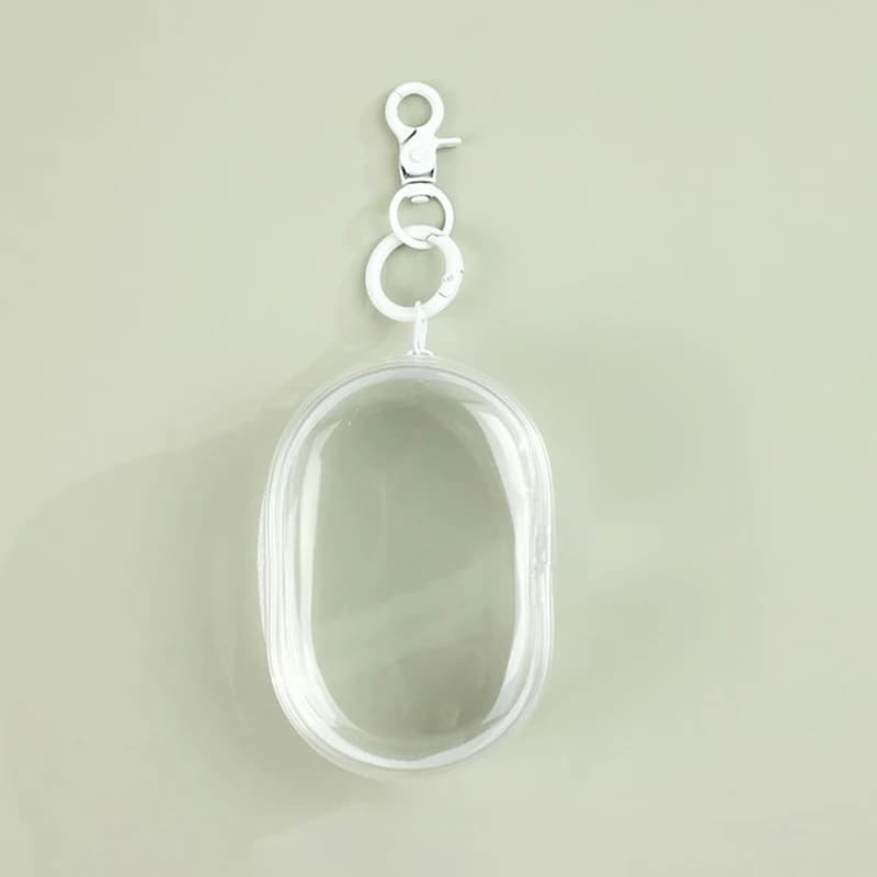 Organisateur de bijoux en plastique Transparent, boîte de rangement, pochette, boîte mystère avec po