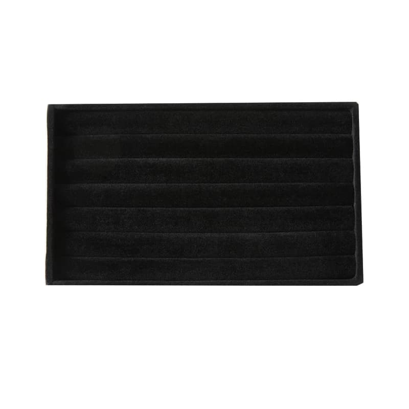 Présentoir de bijoux en velours, porte-bijoux exquis empilable, Portable, pour bagues, boucles d'ore