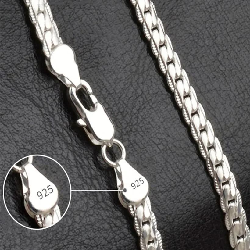 Collier en argent pour homme et femme, design de marque de luxe, noble, mode, mariage, bijoux de fia