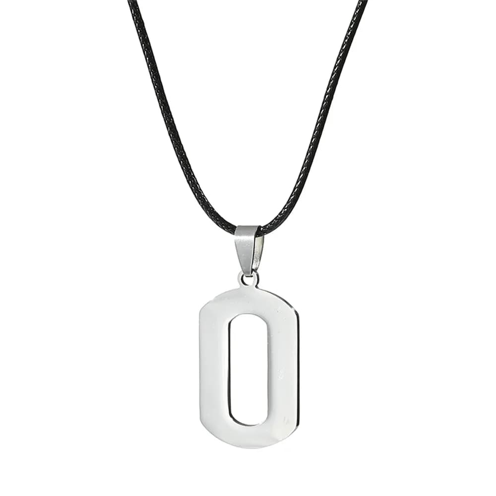 Collier pendentif en chiffres arabes 0-9, numéro porte-bonheur pour femmes et hommes, accessoires de