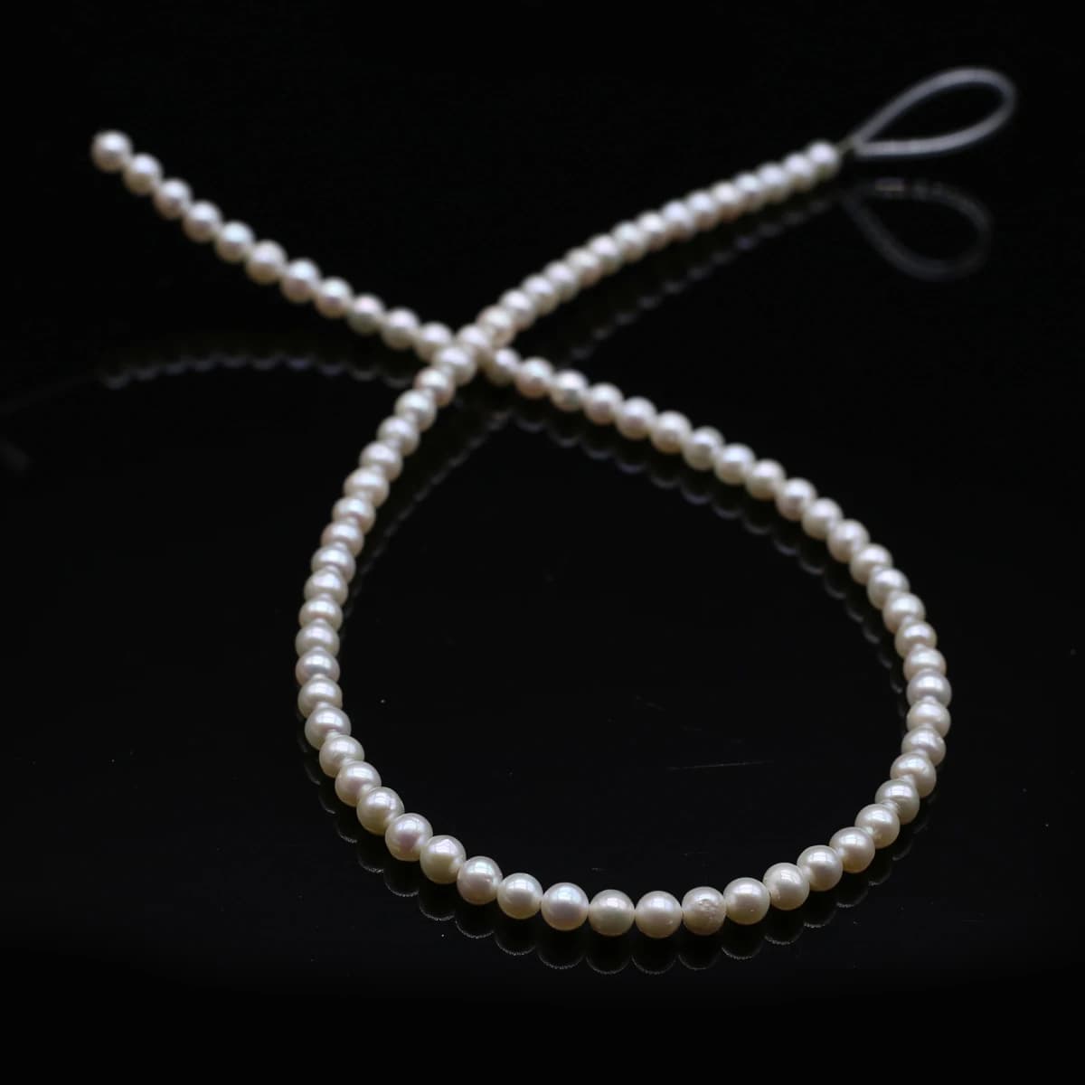 Perles de culture d'eau douce naturelles, perles rondes AAA adt pour bricolage, collier élégant, bij