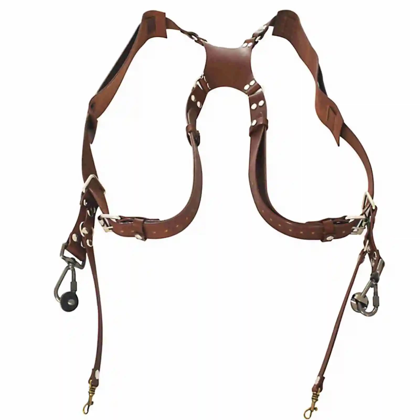 Sangle d'appareil photo réglable, Double Rivet en cuir, Double épaule, sangle d'épaule pour appareil
