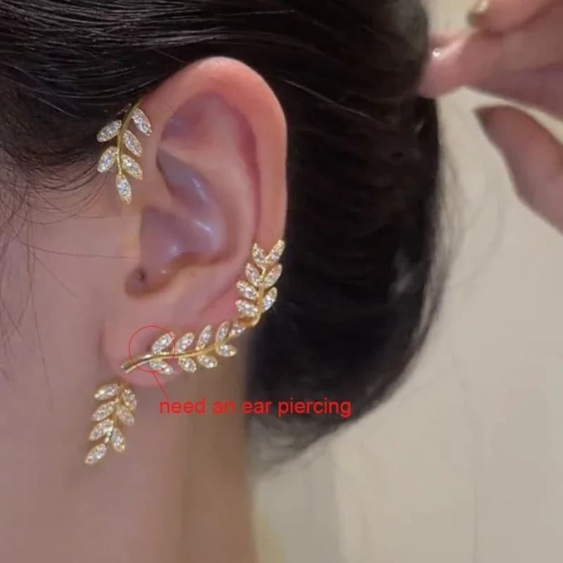 Boucles d'oreilles à Clip papillon en feuille de métal plaqué argent pour femmes, Clips d'oreille sa
