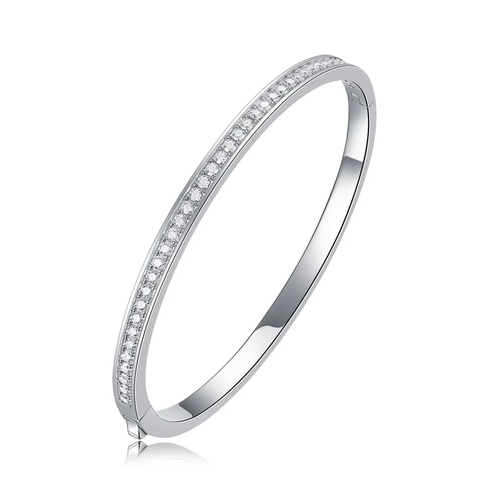 PuBang – Bracelet en argent Sterling 925 massif, bijoux élégants, tous les diamants Moissanite, pier