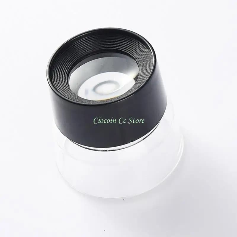 Loupe cylindrique X90F 10X pour les collections timbres, contrôle des composants électroniques