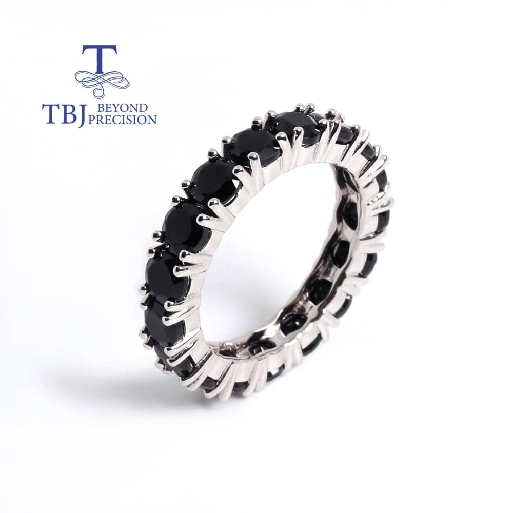 Bague classique en argent 925, design multicolore, agate naturelle, grenat, péridot et spinelle, bij
