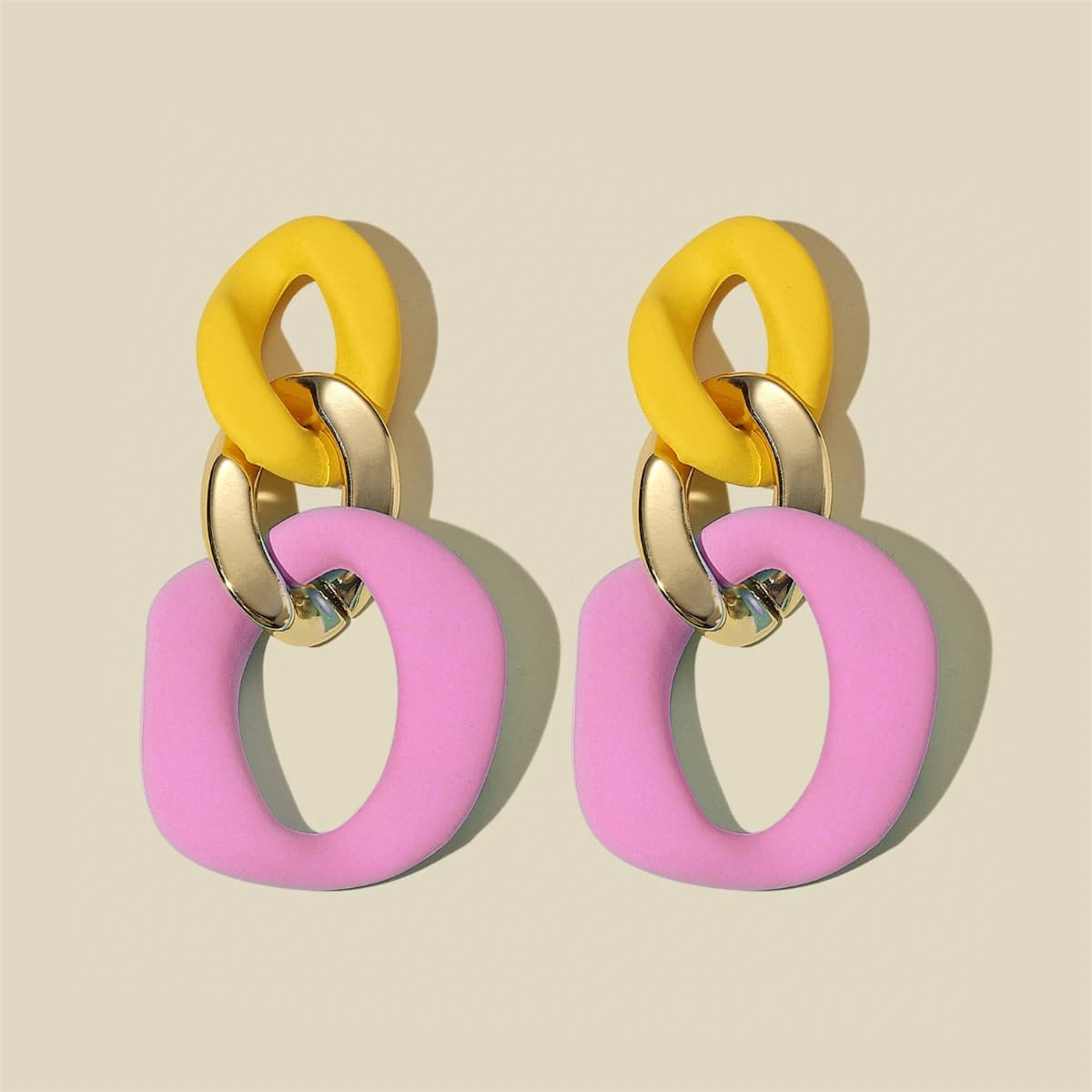 Boucles d'oreilles jaunes pour femmes, bijoux bohème, mode Boho, Style tendance, pendantes, grands b