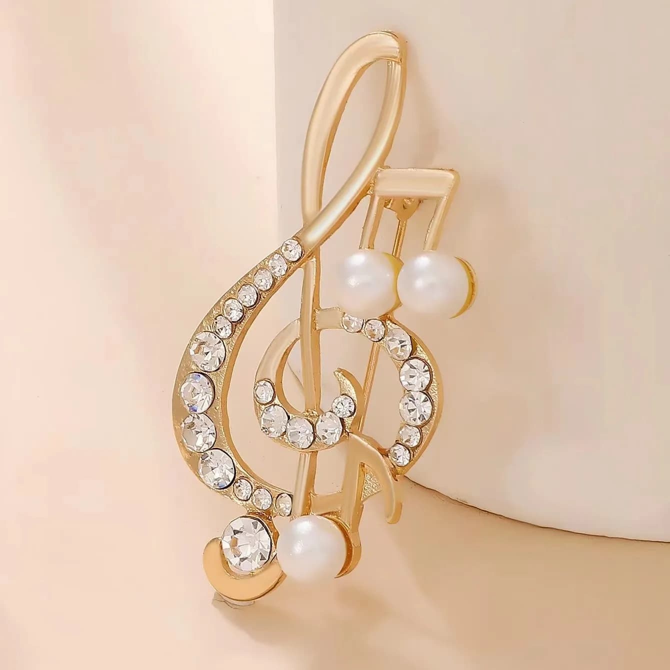 Broches Fleur Rose en Zircon Couleur Or pour Femme, Épingles Charmantes avec Perles, Corsage Délicat